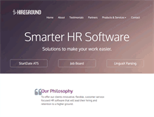 Tablet Screenshot of hiregroundsoftware.com